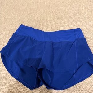 Women's Blue Athletic Shorts